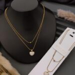 stainless steel fancy chain pendent  22k gold plated necklace chain